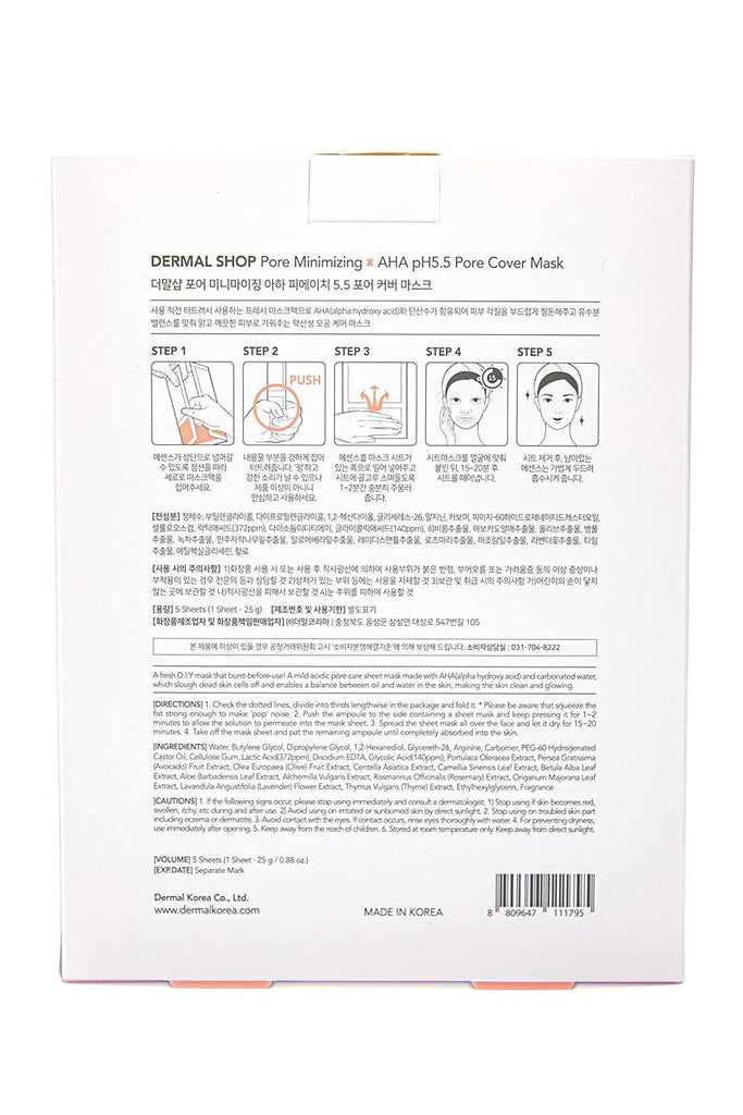 Pore Minimizing Pore Cover Mask